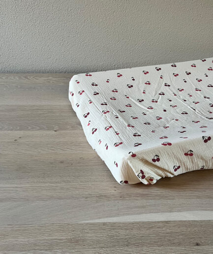 Aankleedkussenhoes – Kers